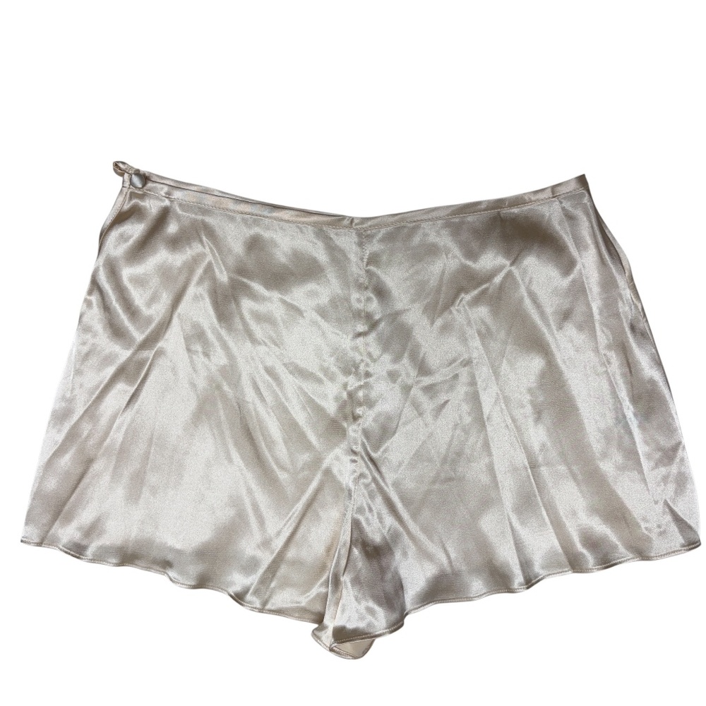 tap pants J. CREW NWT ivory silky poly S/M short elegant retro romantic feminin